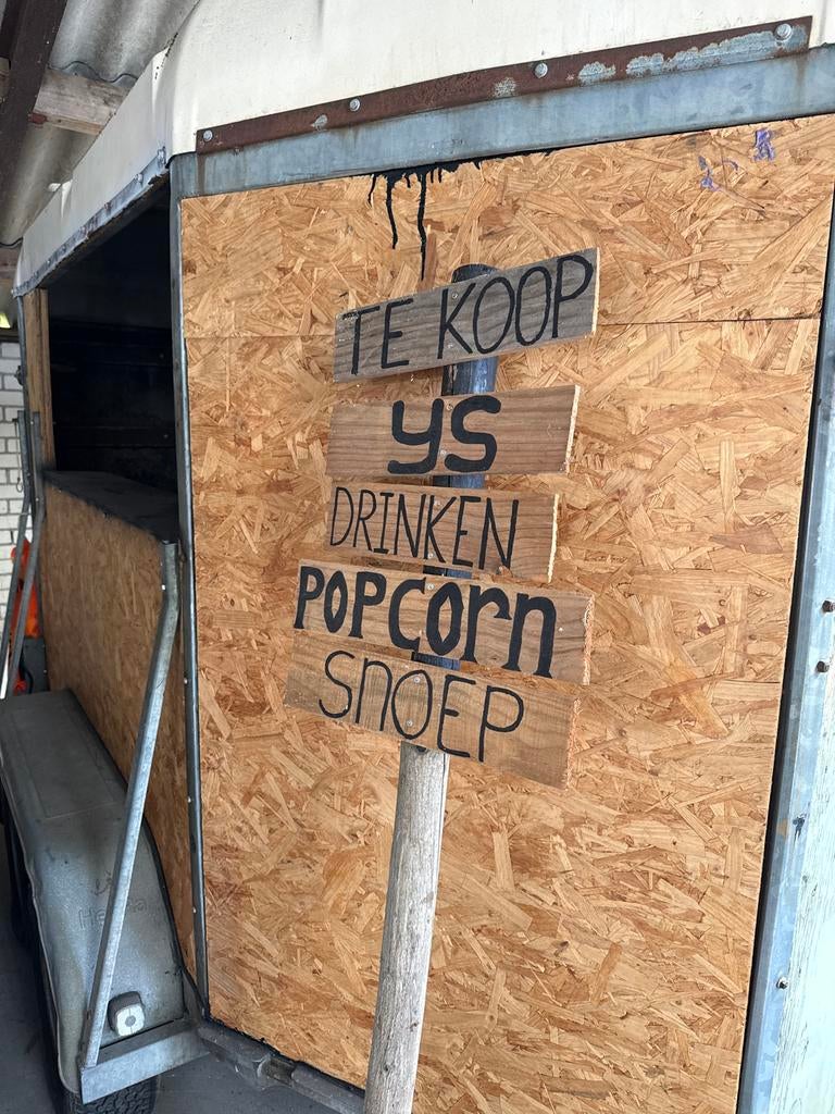 Foodtrailer/Verkoopwagen, Ophalen, Gebruikt