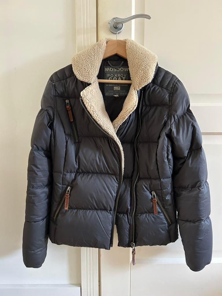 Moscow jas - Dames - Donker Blauw, Ophalen of Verzenden, Zo goed als nieuw, Blauw