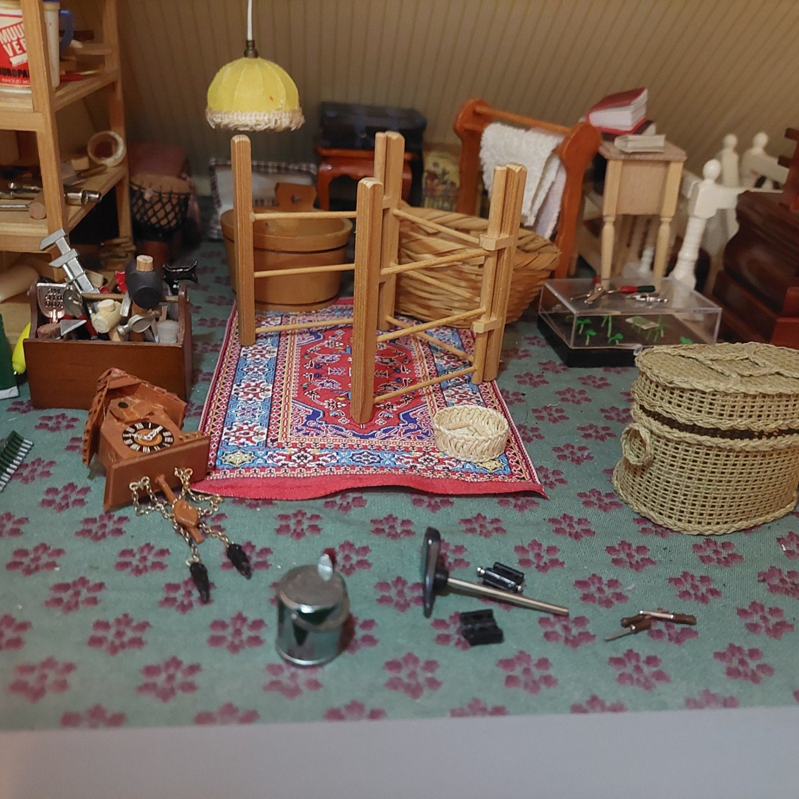 verfblik voor poppenhuis, Ophalen of Verzenden, Poppenhuis