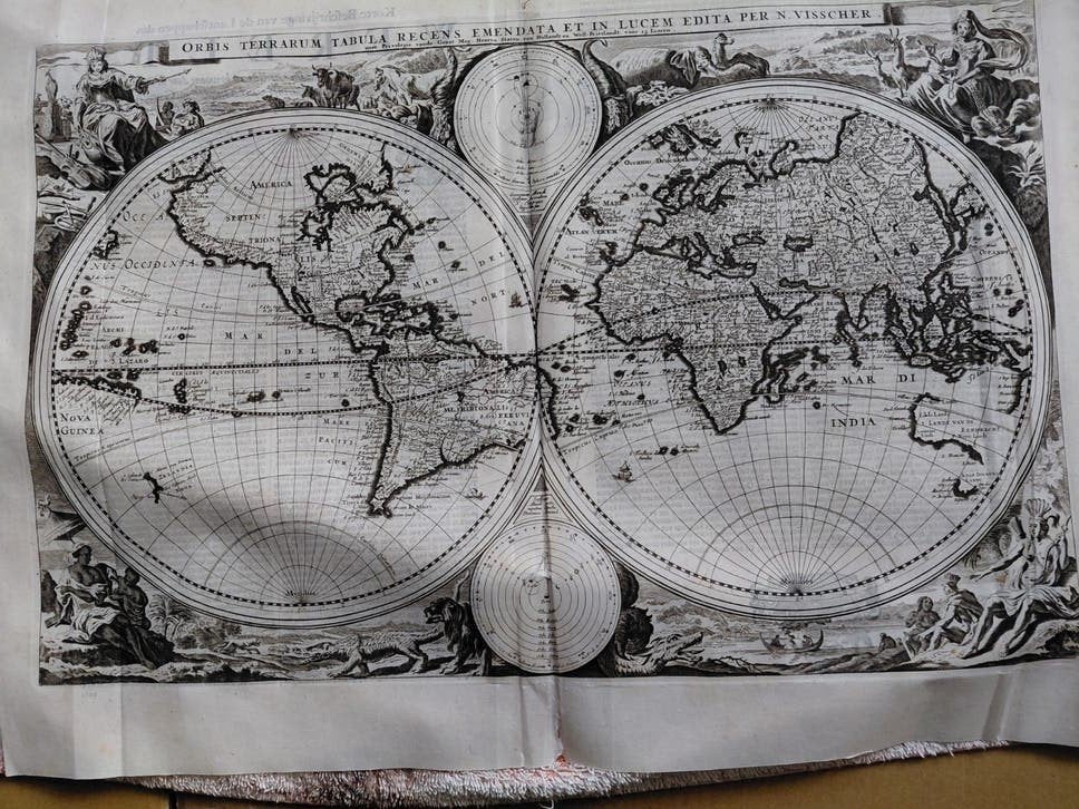 complete set Visscherkaarten 1677, Ophalen