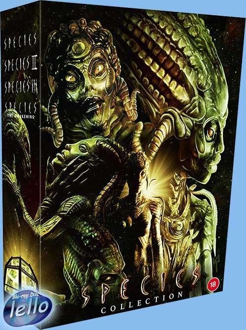 Blu-ray: Species Collection LE (1995-07 Natasha Henstridge), Cd's en Dvd's, Ophalen of Verzenden, Nieuw in verpakking, Horror
