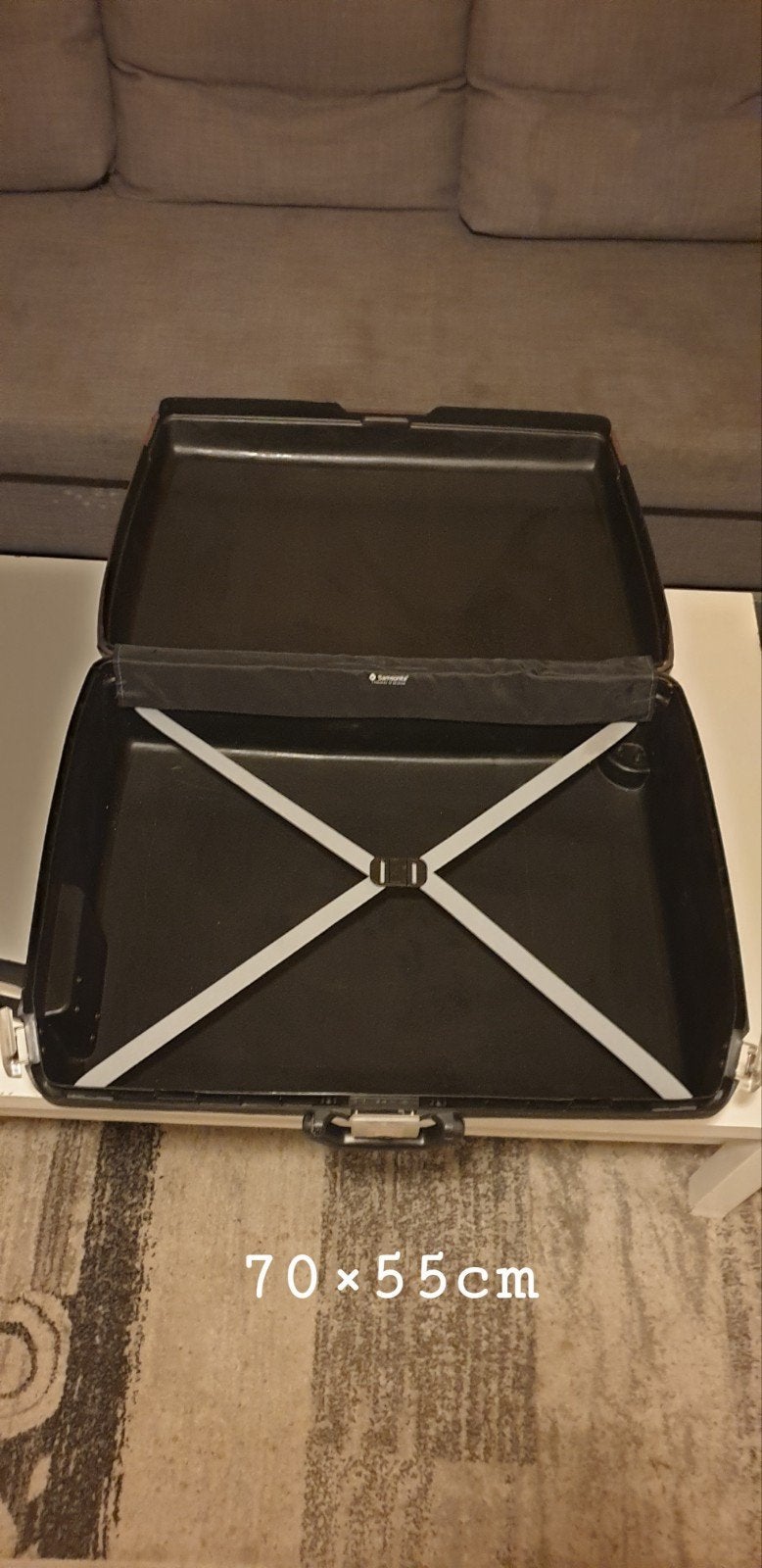 Samsonite Koffer Zwart - 70x55cm, Ophalen