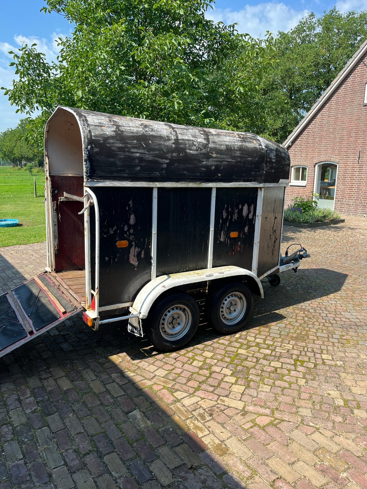 Veewagen - ponytrailer, Ophalen