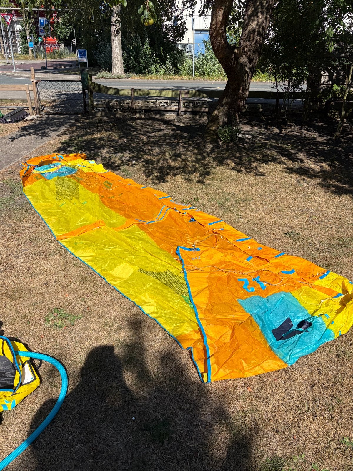 Complete Kitesurf Set: Duotone Evo 12m², CrazyFly Board, Tra, Watersport en Boten, Kitesurfen, Ophalen, Gebruikt, Kitesurf-set