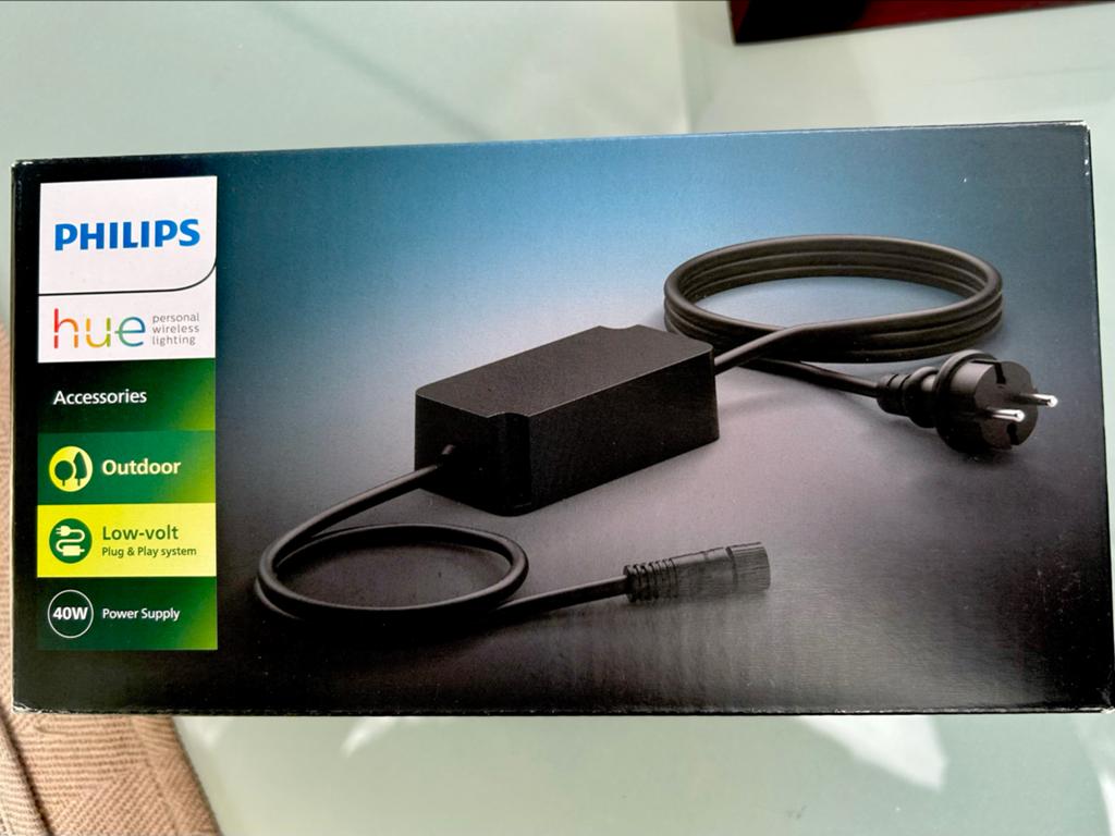 Philips Hue Outdoor 40W Voeding - Nieuw in doos, Ophalen of Verzenden, Nieuw