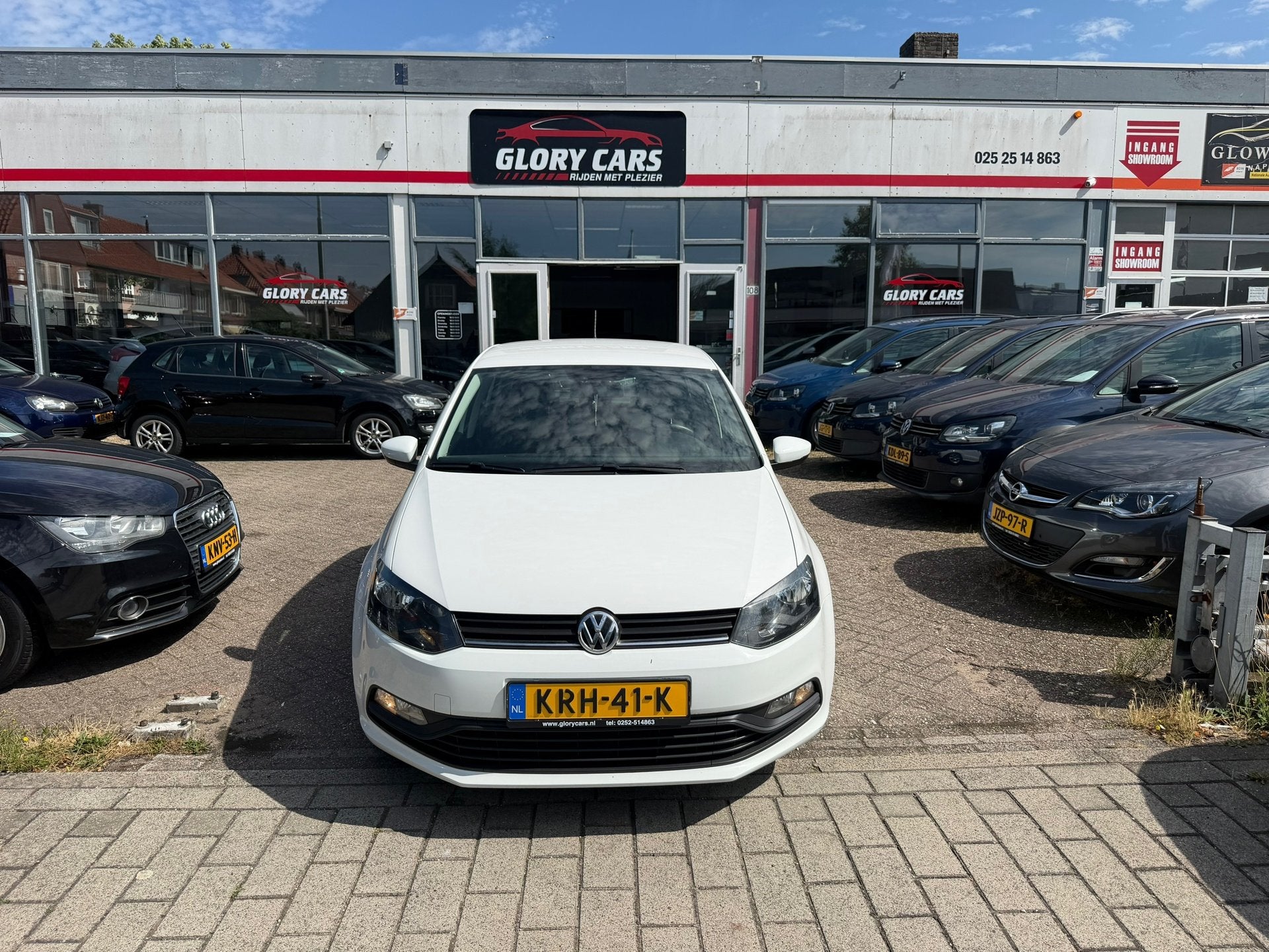 Volkswagen POLO 1.0, Auto's, Stof, 60 pk, Wit, Bedrijf