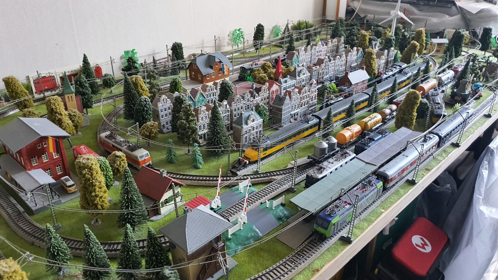 Marklin modelspoorbaan met bovenleiding, Ophalen, Gebruikt, Wisselstroom, Märklin