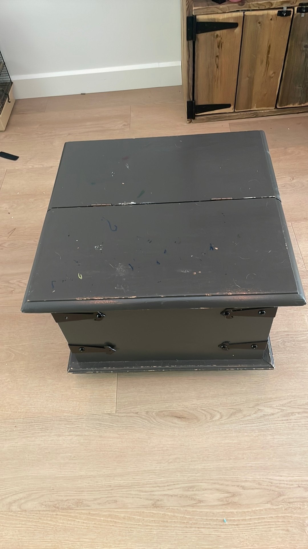Geatis tafeltje / kist, Ophalen, Zo goed als nieuw, 50 tot 100 cm, Minder dan 50 cm