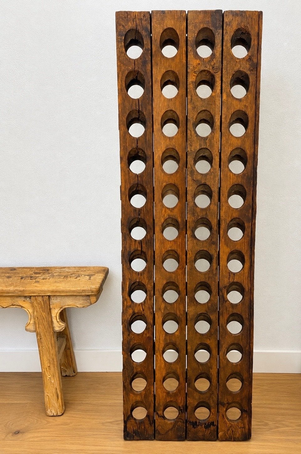 Pupitre houten wijnrek, Ophalen, Gebruikt, 25 flessen of meer, 75 – 100