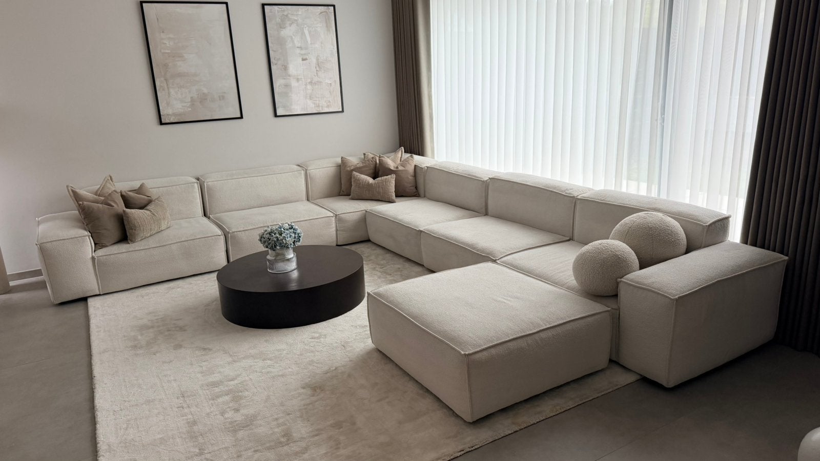 Bankstel van Saloni Designermeubel, Ophalen, Zo goed als nieuw