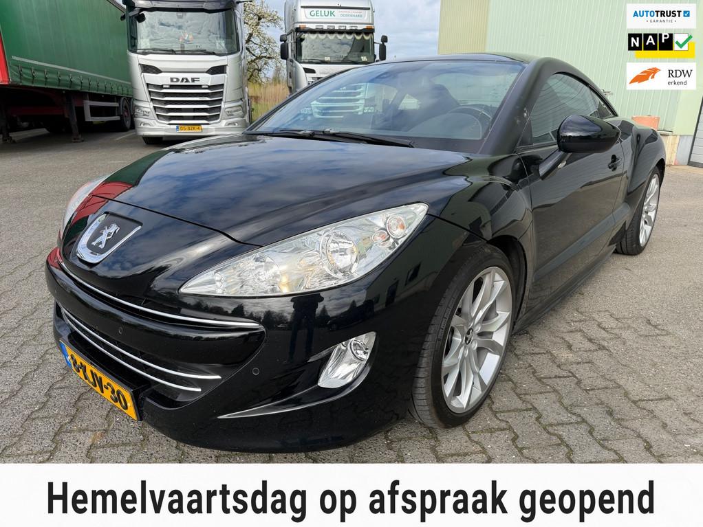 Peugeot RCZ 1.6 THP Leder Ecc Nav Lm velgen, Auto's, Voorwielaandrijving, Euro 5, Gebruikt, Zwart