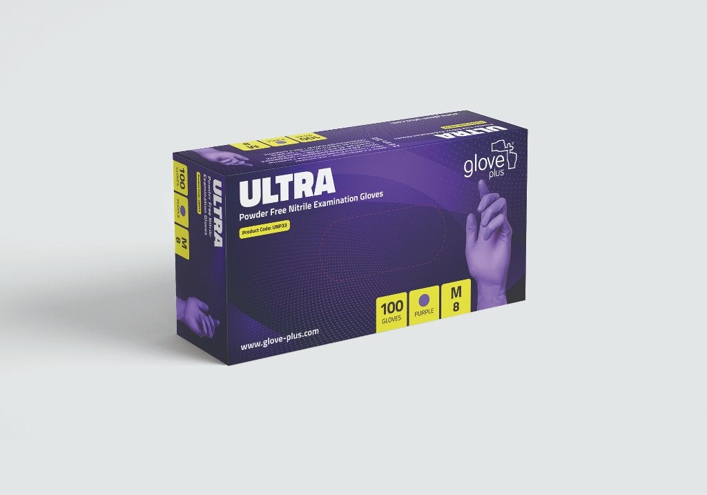 TATTOO handschoenen Paarse nitril handschoenen extra dik, Verzenden, Nieuw