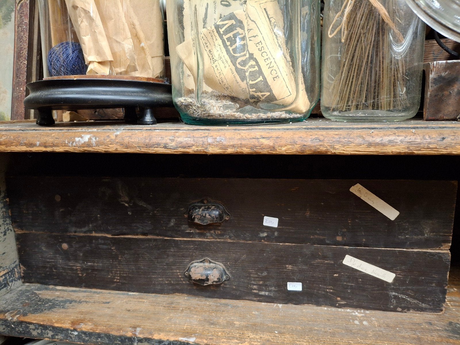 Oude lade lades brocante houten, Ophalen of Verzenden
