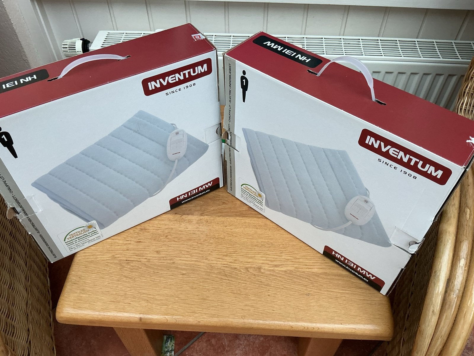 Inventum HN131MW Elektrische Onderdeken, Witgoed en Apparatuur, Ophalen, Zo goed als nieuw