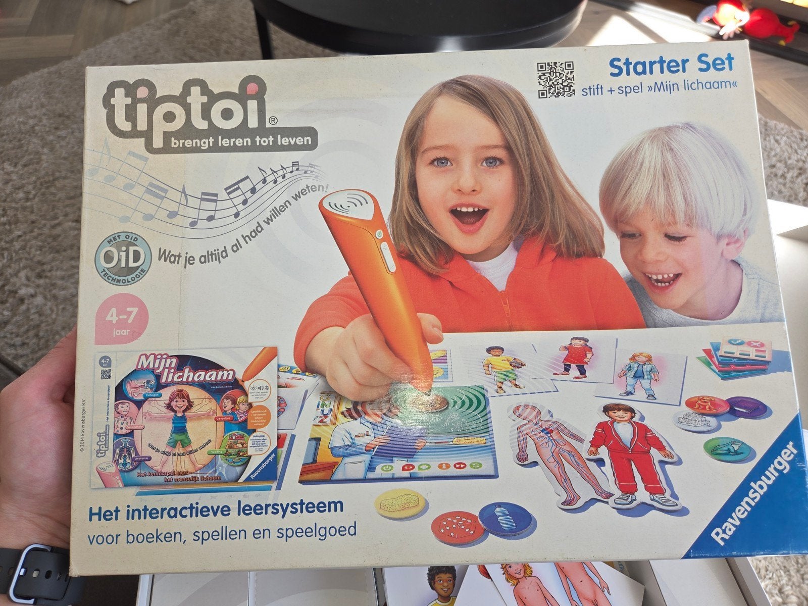Tiptoi Starter Set: Mijn Lichaam (4-7 jaar), Kinderen en Baby's, Speelgoed | Educatief en Creatief, Ophalen of Verzenden, Gebruikt