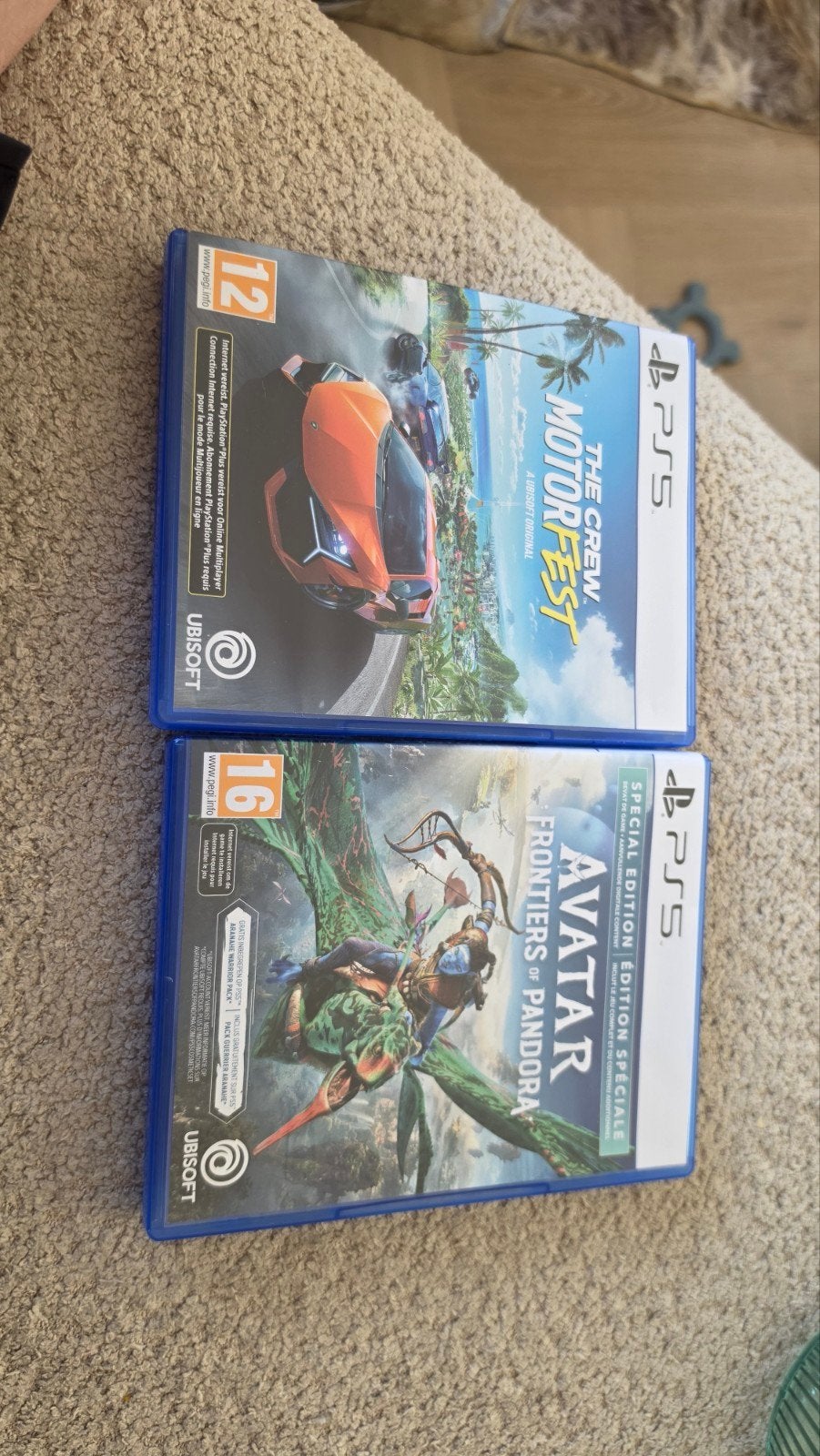 PS5 Games: The Crew Motorfest & Avatar Frontiers of Pandora, Ophalen, Zo goed als nieuw