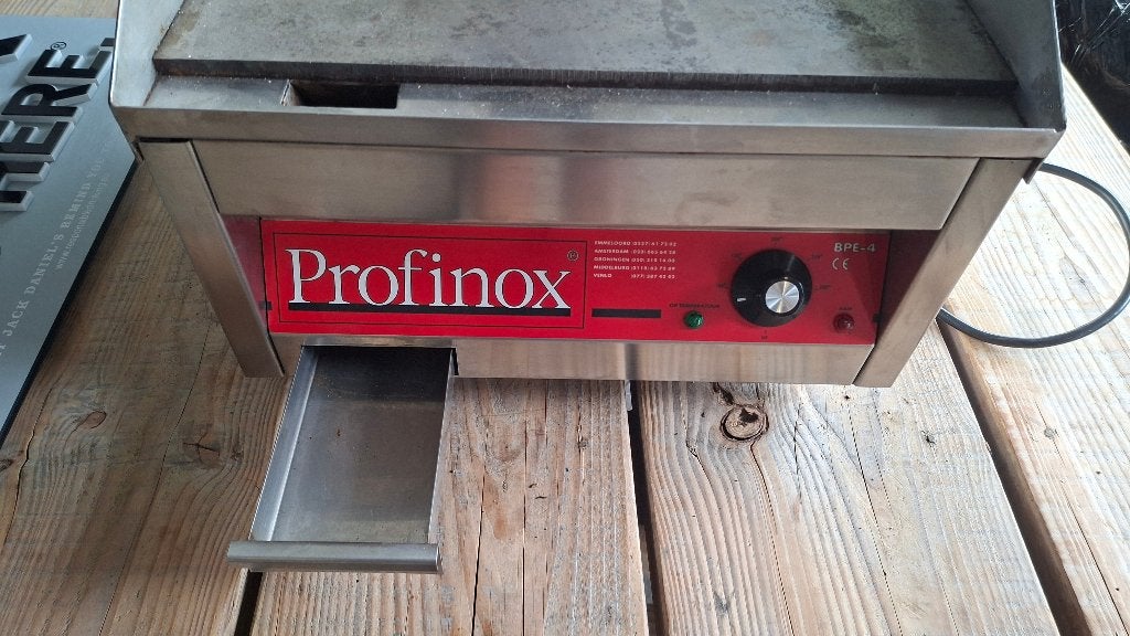 Profinox Bakplaat grillplaat, Ophalen, ., Zo goed als nieuw, Tafelgrill