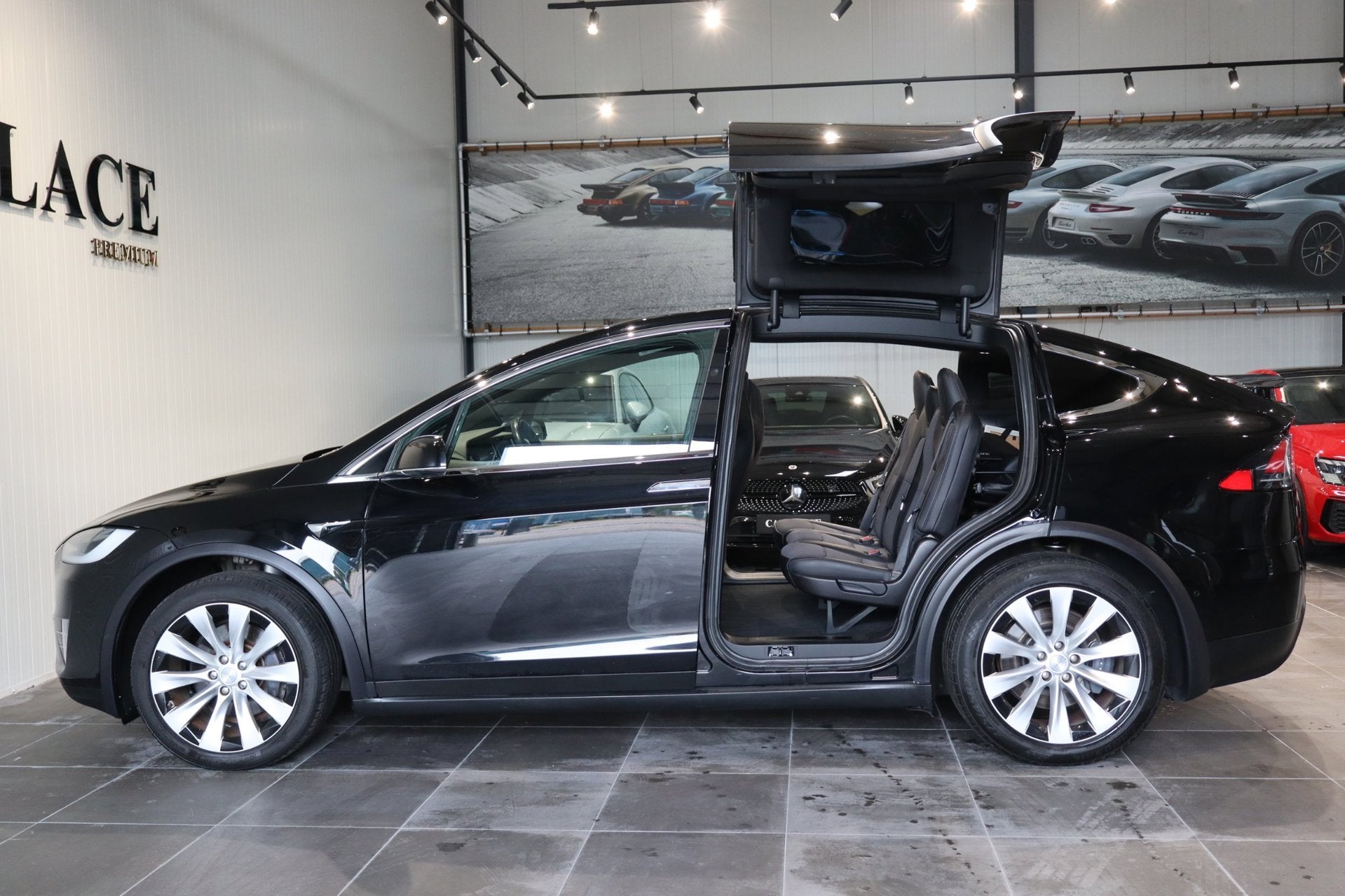 Tesla MODEL X Long Range-Fast charge, Auto's, Tesla, Model X, Gebruikt, 417 km, 2327 kg