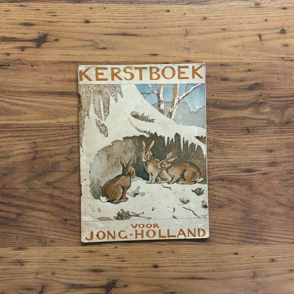 Vintage Kerstboek voor Jong-Holland - Geïllustreerd, Ophalen of Verzenden, Gelezen