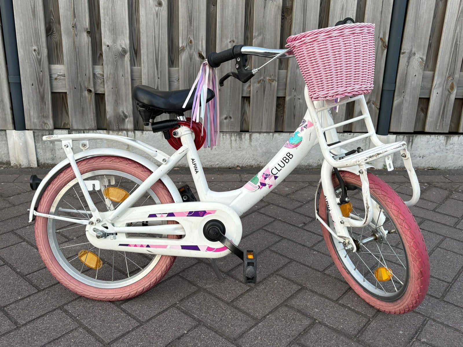 Alpina Clubb meisjesfiets 16 inch, Ophalen, Gebruikt, Terugtraprem, 16 tot 20 inch