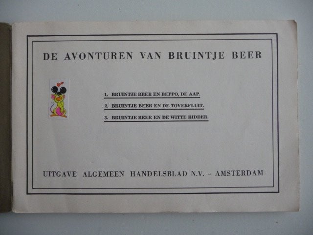 stripboek BRUINTJE BEER - ZEVENDE - ELFDE en TWAALFDE SERIE, Meerdere stripboeken, Ophalen of Verzenden, Gelezen