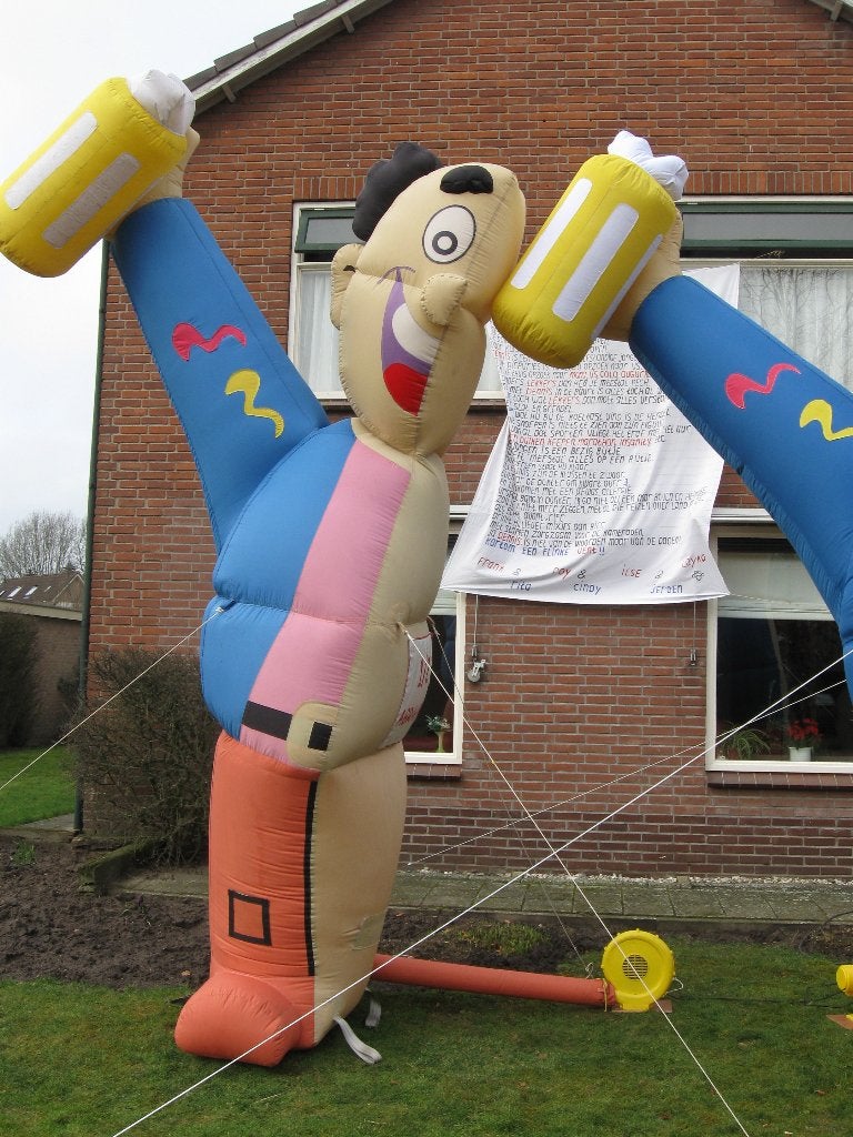 Nieuw voor 25 jarigen opblaasbare halve Abraham (bierglas), Ophalen, Nieuw, Feestartikel, Abraham of Sarah