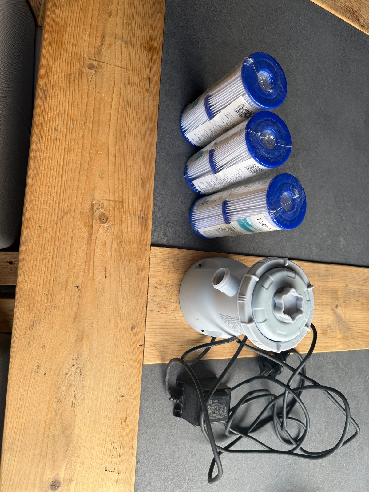 Zwembadpomp met filters - Houd uw zwembad schoon!, Ophalen of Verzenden, Gebruikt, Zwembadpomp