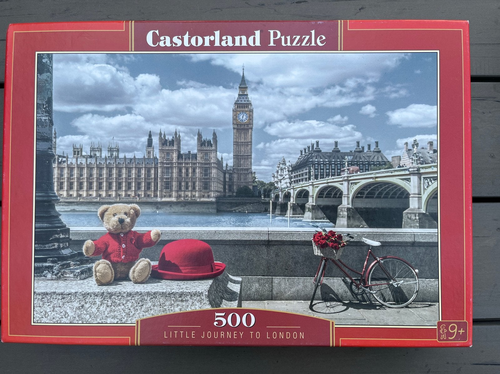 Castorland puzzel 500 stukjes - Little Journey to London, Ophalen of Verzenden, 500 t/m 1500 stukjes, Zo goed als nieuw, Legpuzzel