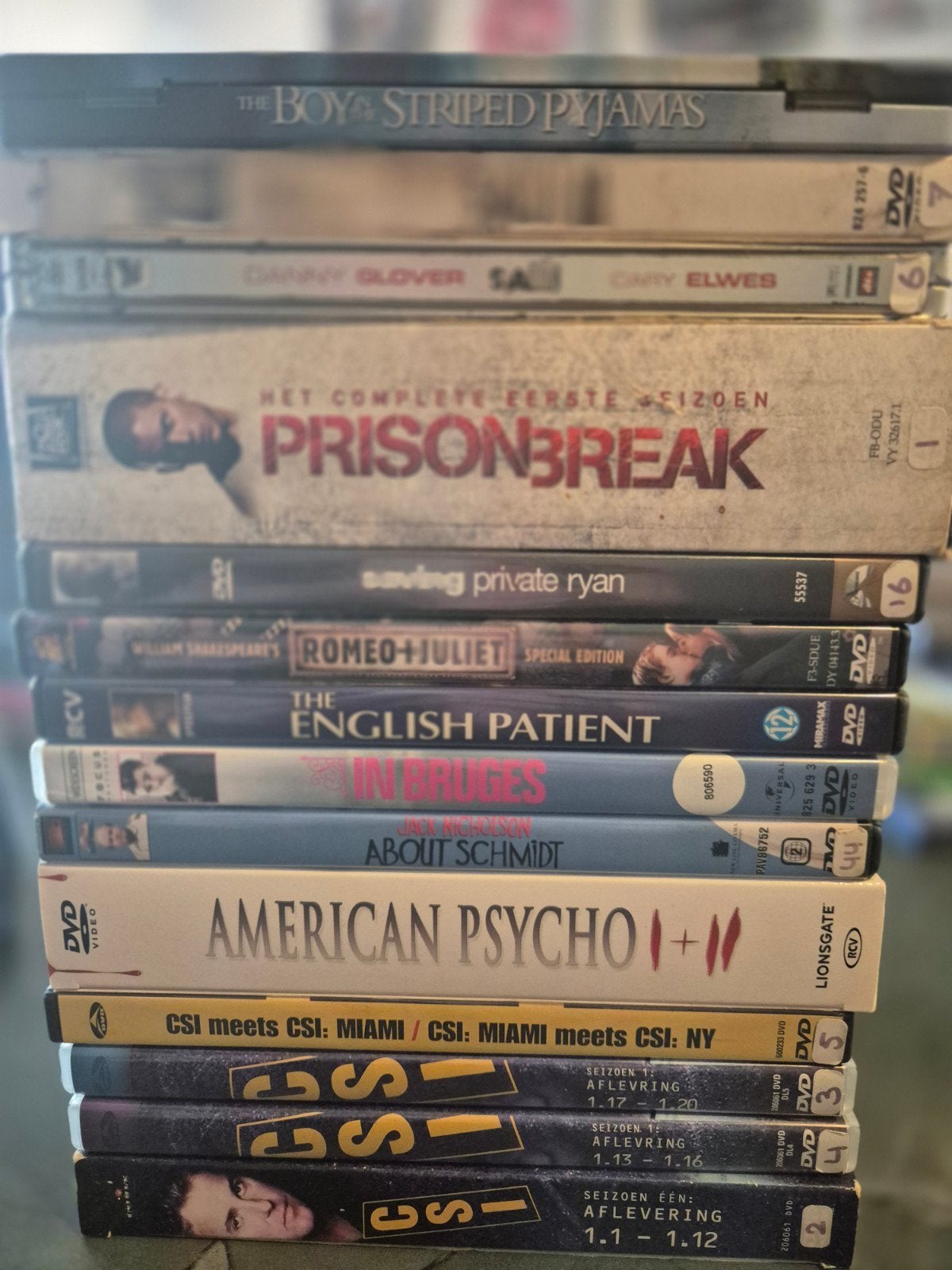 Diverse DVD Collectie: Films en Series (o.a. Prison Break), Ophalen, Vanaf 16 jaar, Nederlands, Overige genres
