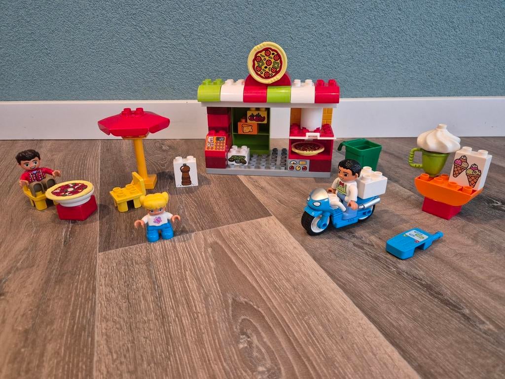 LEGO Duplo 10834 Pizzeria - Complete set met figuren, Gebruikt, Ophalen of Verzenden, Duplo, Complete set