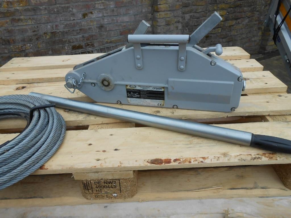 tirfor takel, Doe-het-zelf en Verbouw, Lieren en Takels, Ophalen, Gebruikt