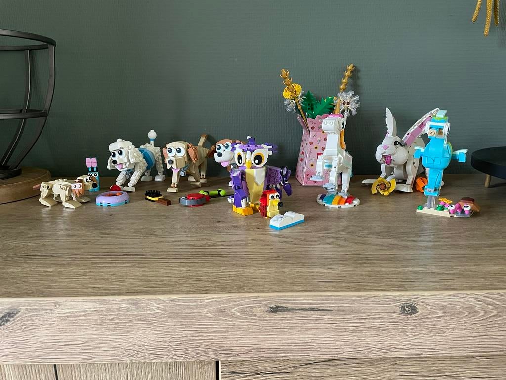 Lego creator, verschillende leuke dieren., Ophalen of Verzenden, Zo goed als nieuw