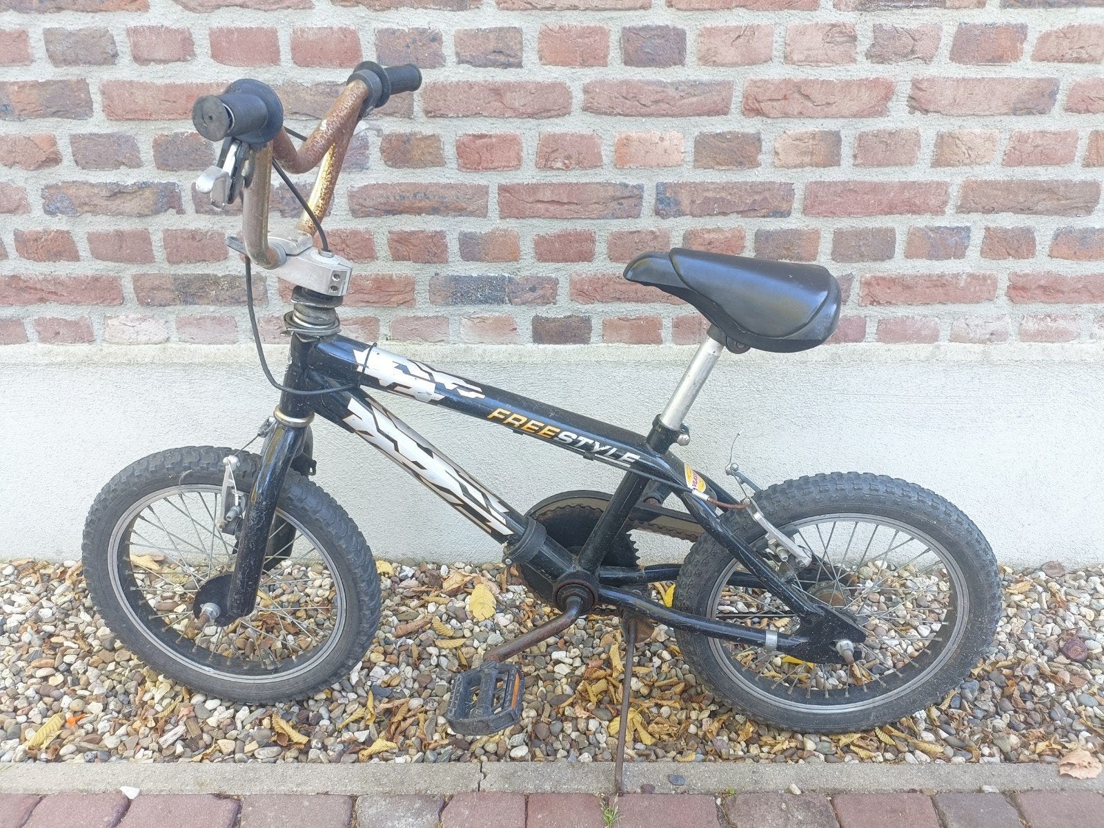 Loekie cross kinderfiets 16 inch, Fietsen en Brommers, Ophalen, Staal, Velgrem, 16 tot 20 inch