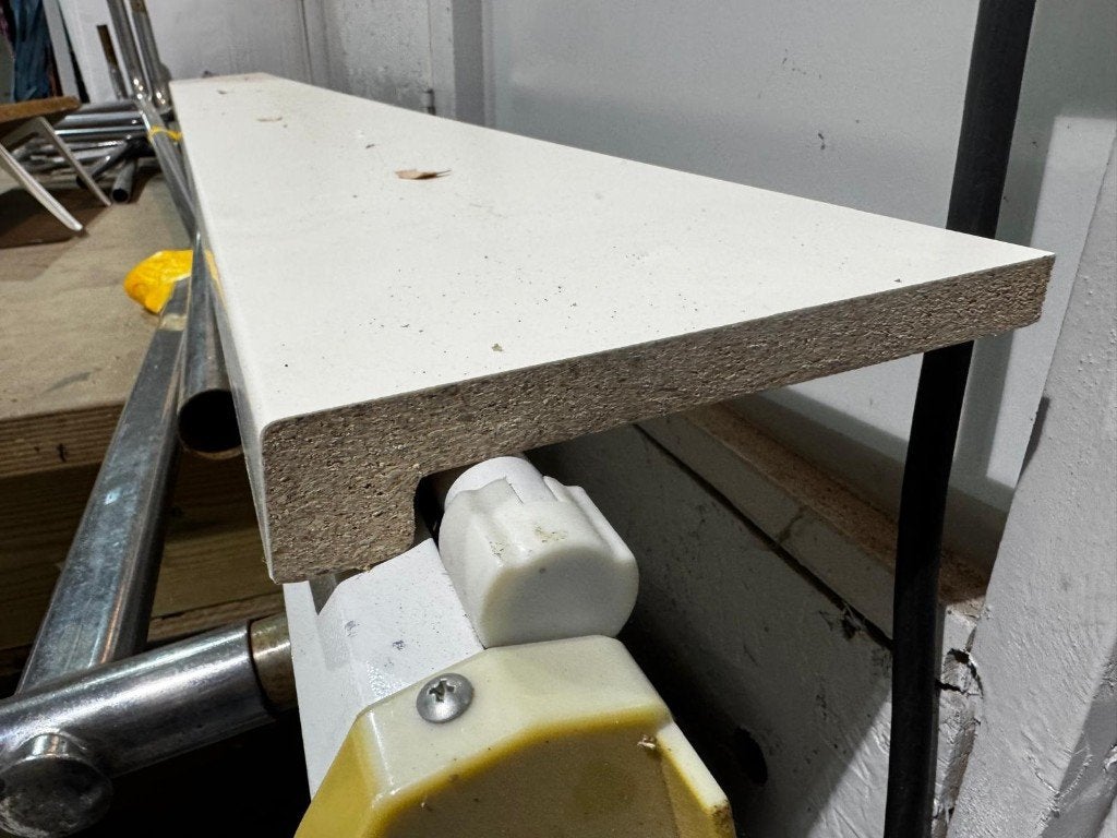Nieuwe vensterbank – Werzalit, Doe-het-zelf en Verbouw, Ophalen, Nieuw, Minder dan 40 cm, Minder dan 35 cm