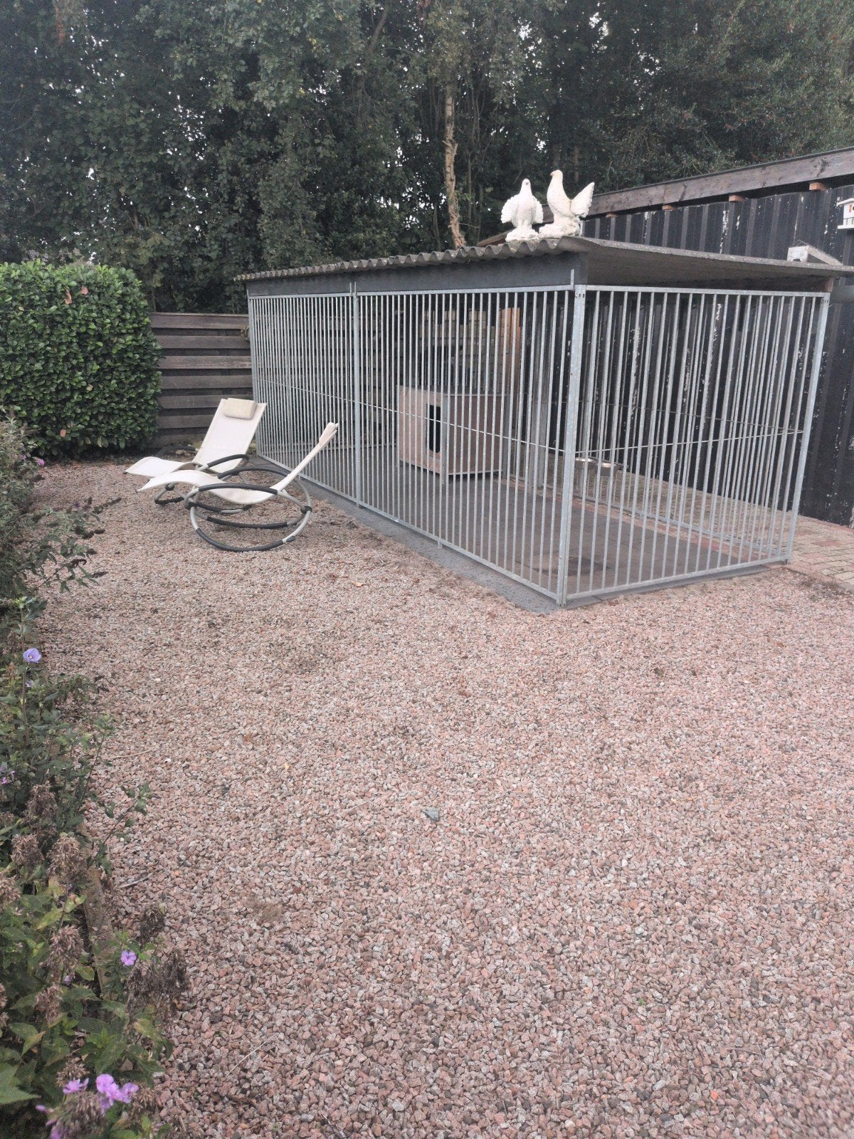 dubbele honden kennel, Ophalen, 110 cm of meer, Hondenkennel, 100 cm of meer