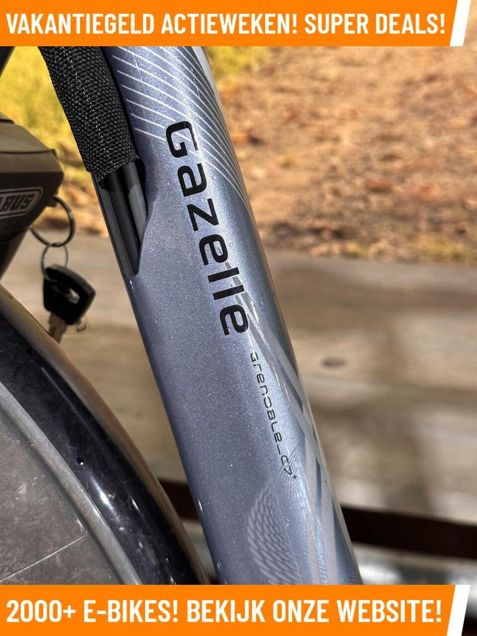 Gazelle Grenoble elektrische fiets met voorwiel motor!, Fietsen en Brommers, Gazelle