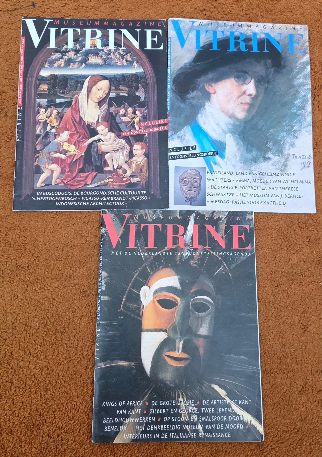 Museum Magazine Vitrine - 3 nummers, Boeken, Ophalen of Verzenden