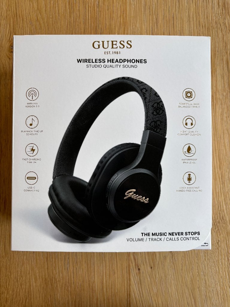 Guess Wireless Headphones, Audio, Tv en Foto, Koptelefoons, Nieuw, Draadloos, Over-ear, Zwart
