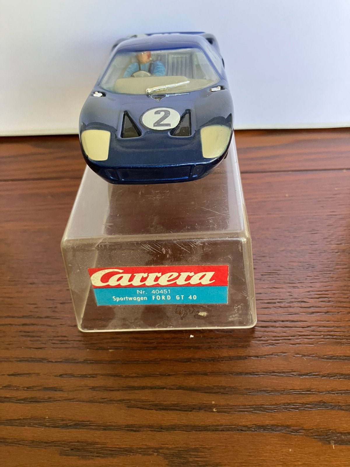 Carrera Slotcar Ford GT 40 nr 40451, Kinderen en Baby's, Ophalen of Verzenden, Gebruikt, Elektrisch, Carrera