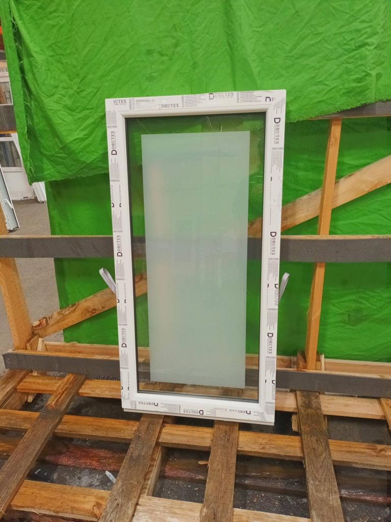 Kunststof Vast kozijn b66,5 x h129,5 cm  -2398-, Doe-het-zelf en Verbouw, Kozijnen en Schuifpuien, Niet ingevuld, Kunststof, Minder dan 75 cm