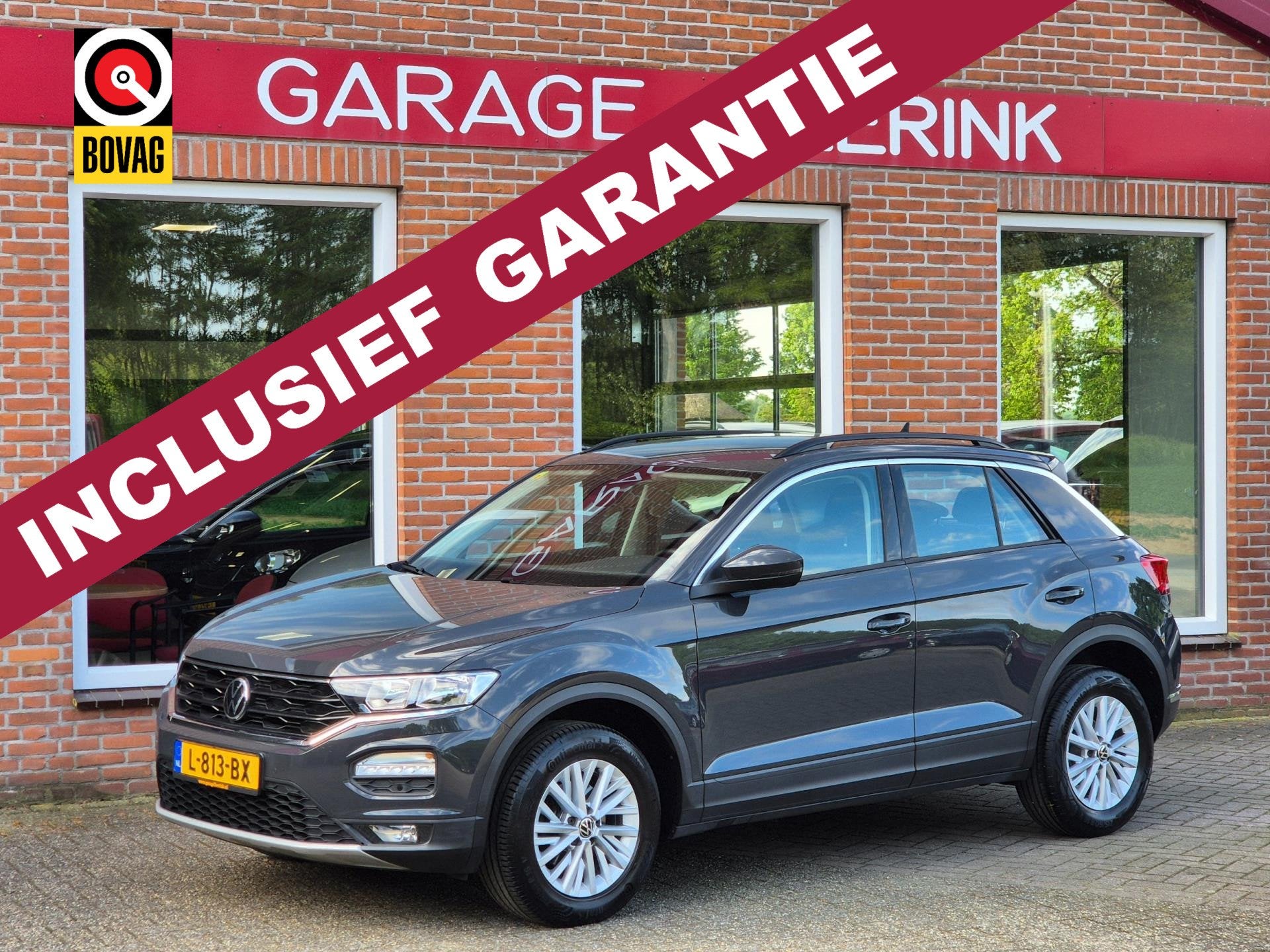 Volkswagen T-Roc 1.0 TSI Style 110PK 5drs airco, adapt.cruis, Auto's, Volkswagen, Stof, Gebruikt, Euro 6, 1194 kg