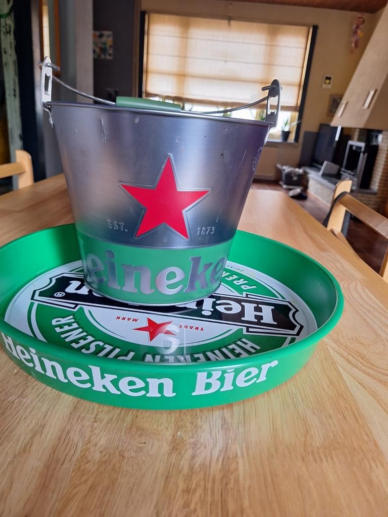 Heineken IJsemmer met Dienblad, Ophalen, Gebruikt, Overige typen, Heineken