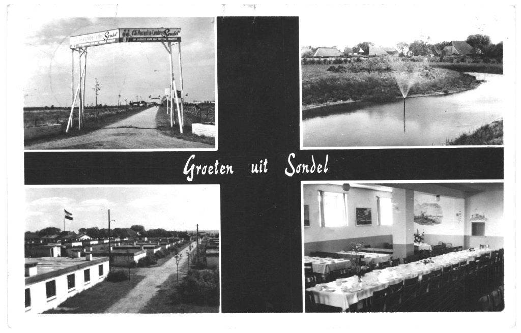 43919	Sondel	Friesland	1957	 zegel gedeeltelijk verwijderd, Ophalen of Verzenden, 1940 tot 1960, Gelopen, Noord-Brabant