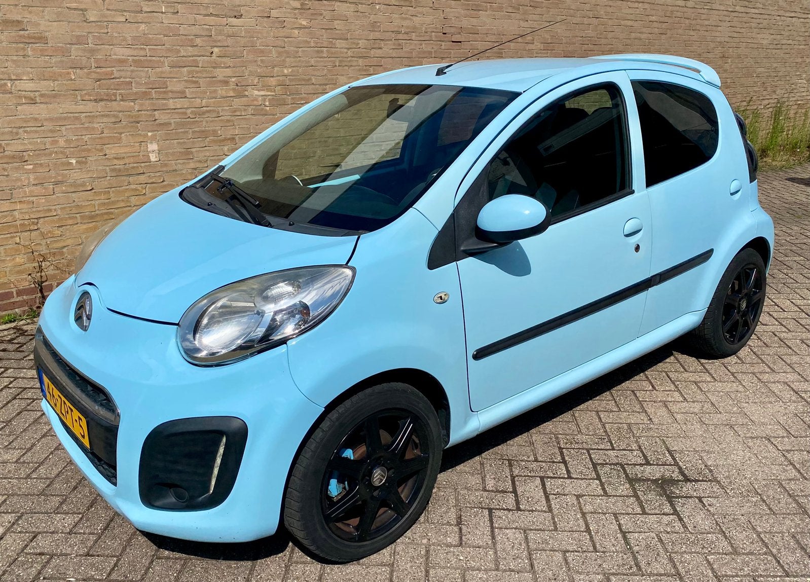 Citroën C1 1.0i 68PK 5D 2013 Blauw, Voorwielaandrijving, Stof, Elektrische ramen, C1