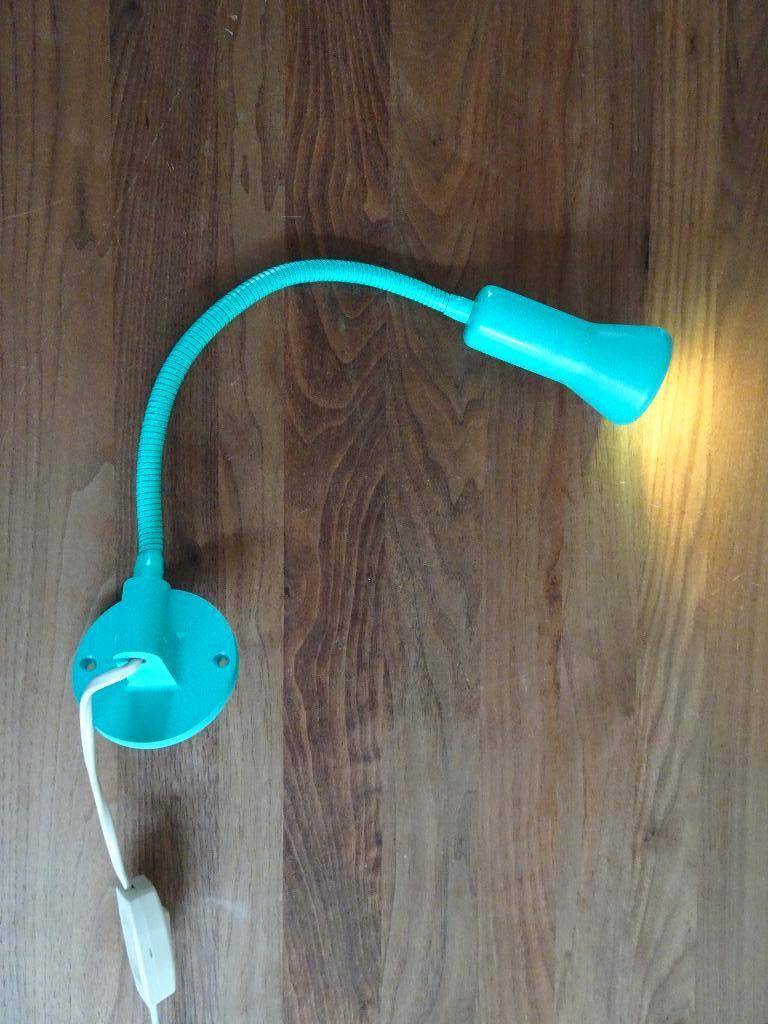 Vintage wandspot / wandlamp gooseneck, Ophalen of Verzenden, Gebruikt, Metaal