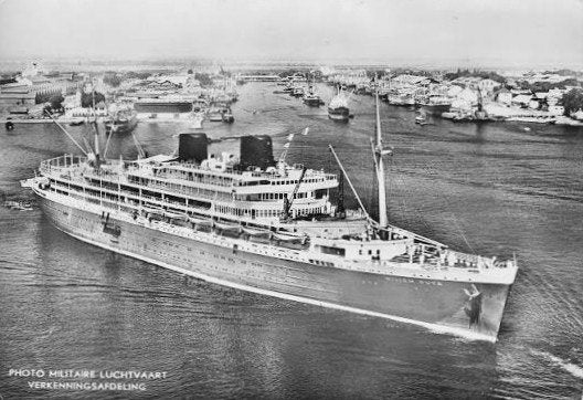 Schip Willem Ruys, Ophalen of Verzenden, 1940 tot 1960, Ongelopen, Zuid-Holland