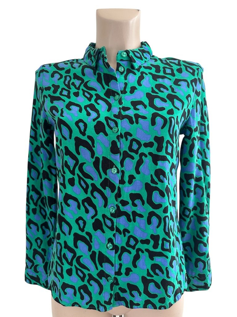 Fabienne Chapot blouse S, Maat 38/40 (M), Ophalen of Verzenden, Zo goed als nieuw, Groen