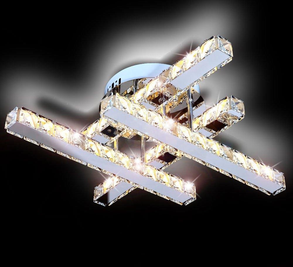 Kristallen Plafondlamp Kroonluchter Hanglamp Luchter 240032, Ophalen of Verzenden, Nieuw, Glas