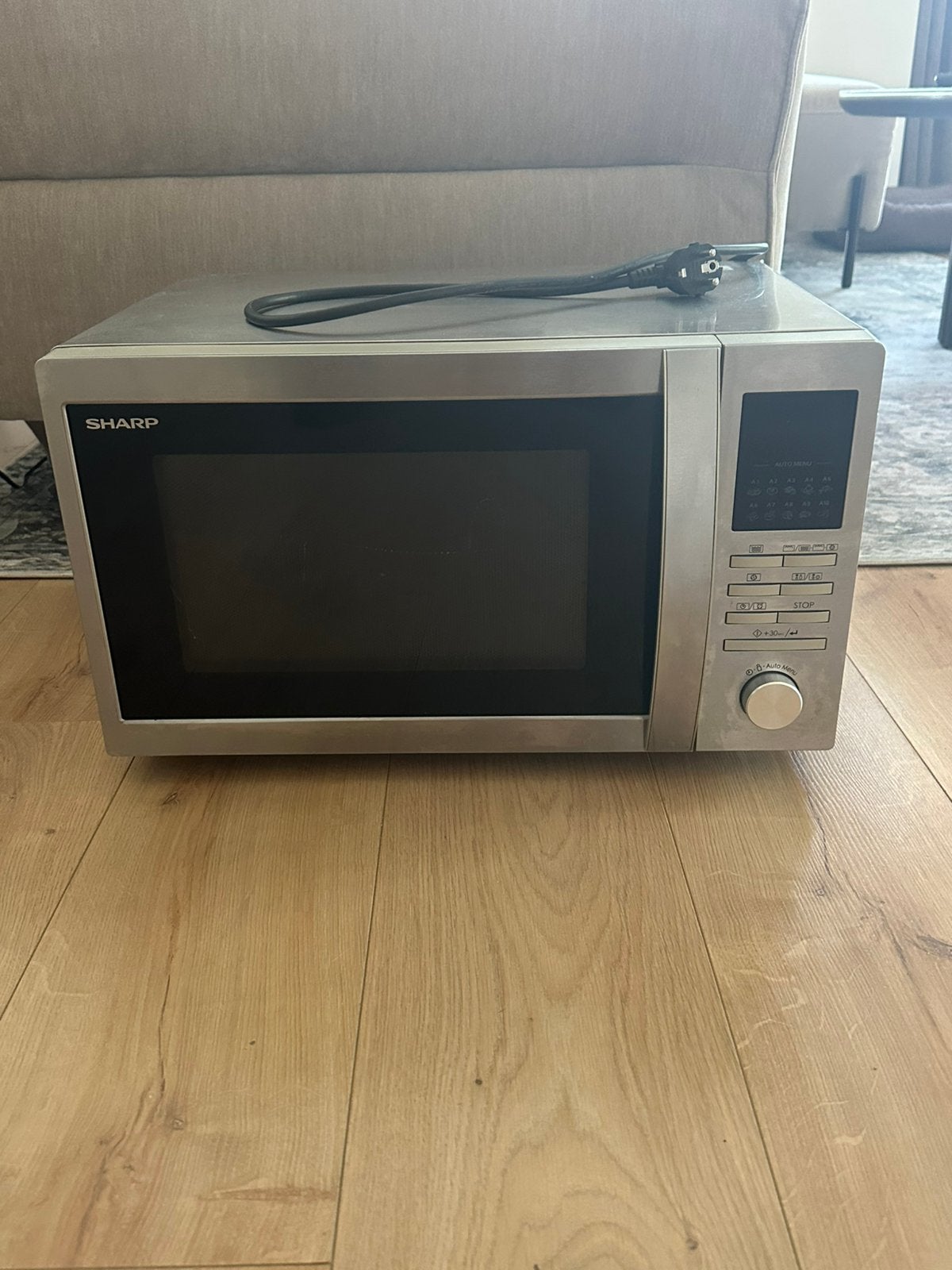 SHARP Combi magnetron €80, Witgoed en Apparatuur, Magnetrons, Gebruikt, Vrijstaand, Combimagnetron, 45 tot 60 cm, Draaiplateau