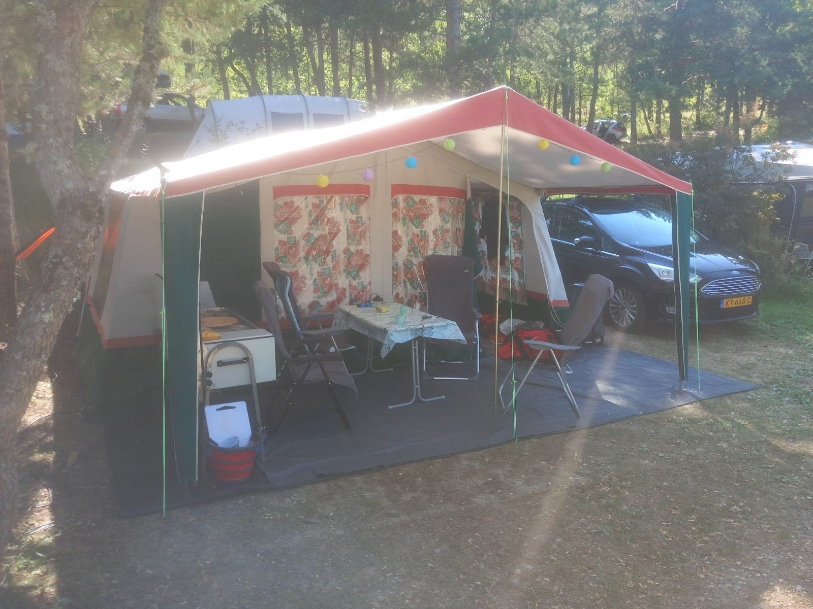 Alpenkreuzer Parade vouwwagen uit 2001, Caravans en Kamperen, Vouwwagens, Alpenkreuzer, Beige, Ophalen of Verzenden, Aanwezig